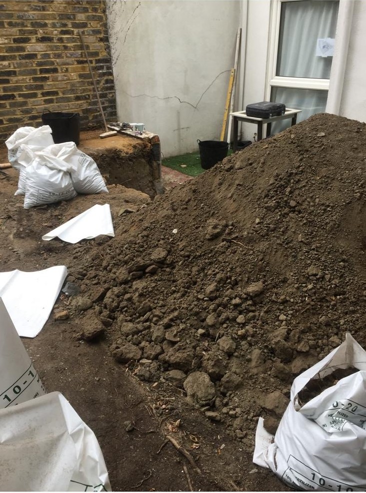 Garden transformation — Hammersmith — before