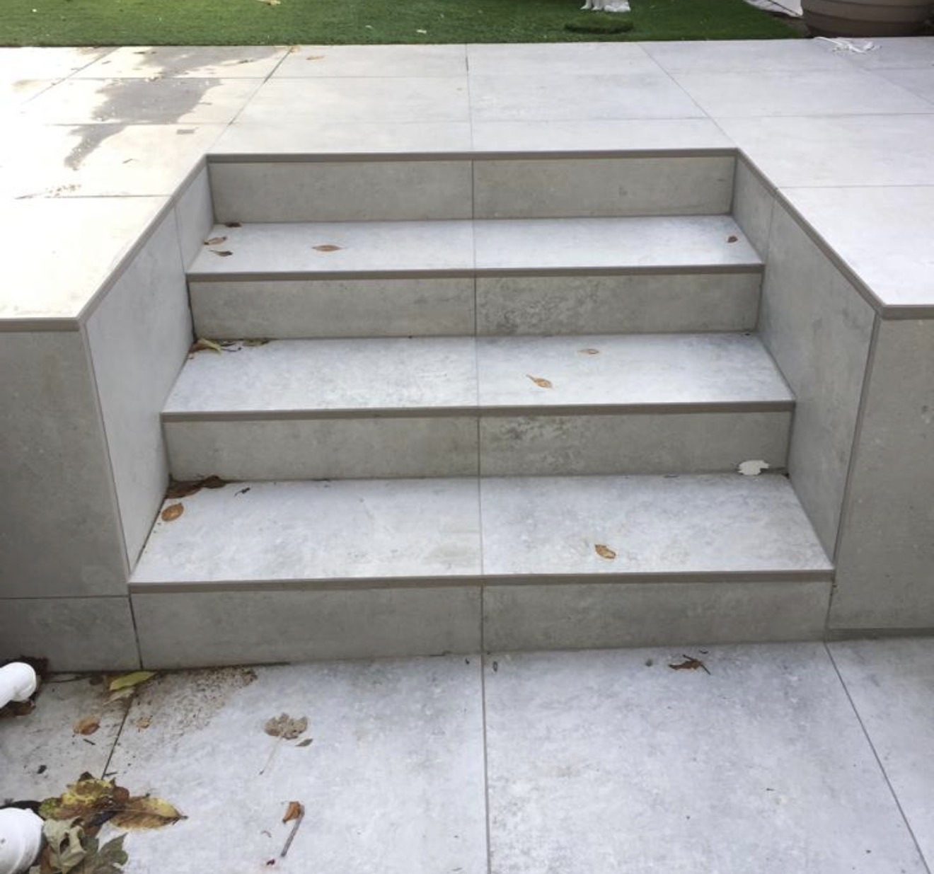 Garden staircase — after